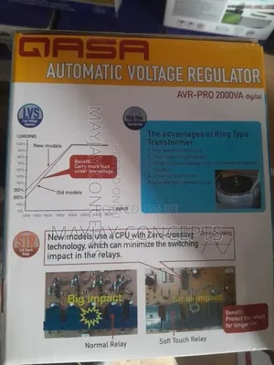 Qasa Digital Voltage 2kva Stabilizer 2000w