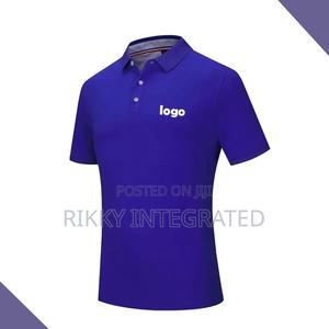 Flock Printed Polo Shirts for Corporate Teams