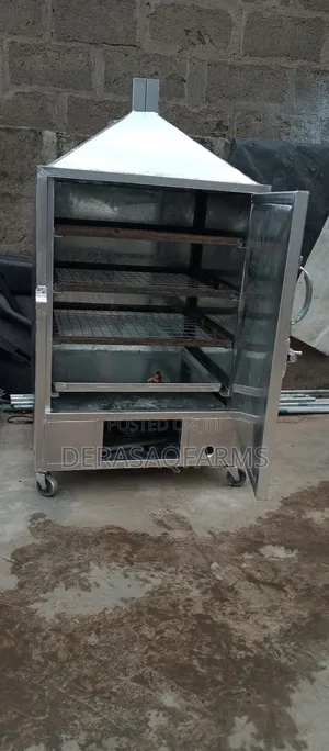 Smoking Machine Powered by Gas and Charcoal