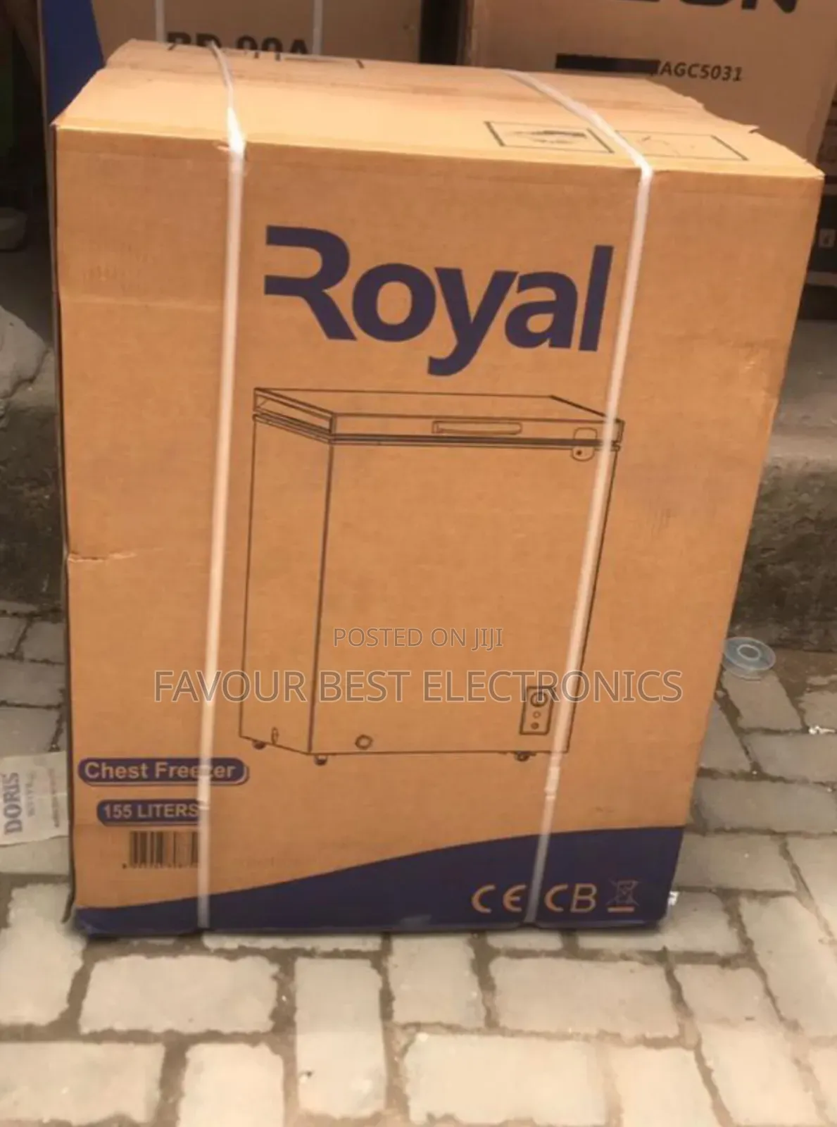 High Quality Royal 155L Single Door Freezer Energy Saving