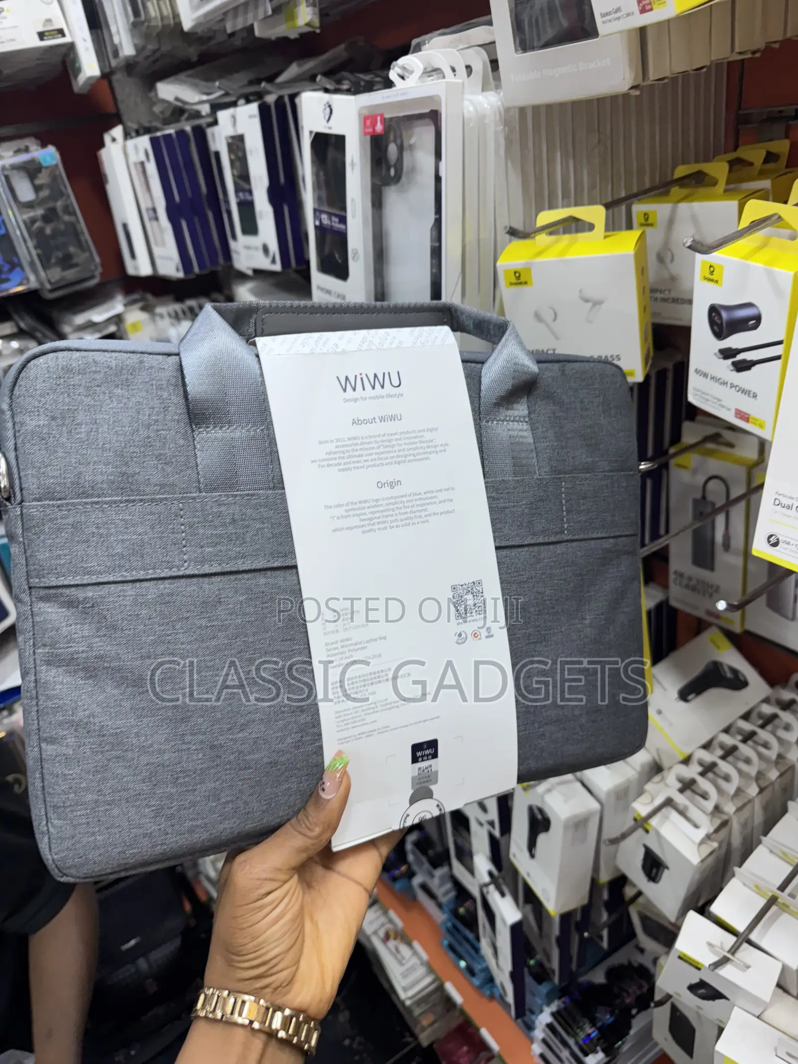 Wiwu Minimalist Water Resistance Laptop Bag