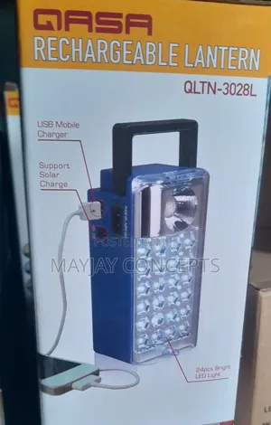 Qasa Rechargeable Lantern With Usb Jack for Phone Charge