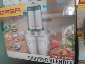 Qasa QCB-3litre Yam Pounder and Chopper Blender -Copper Coil
