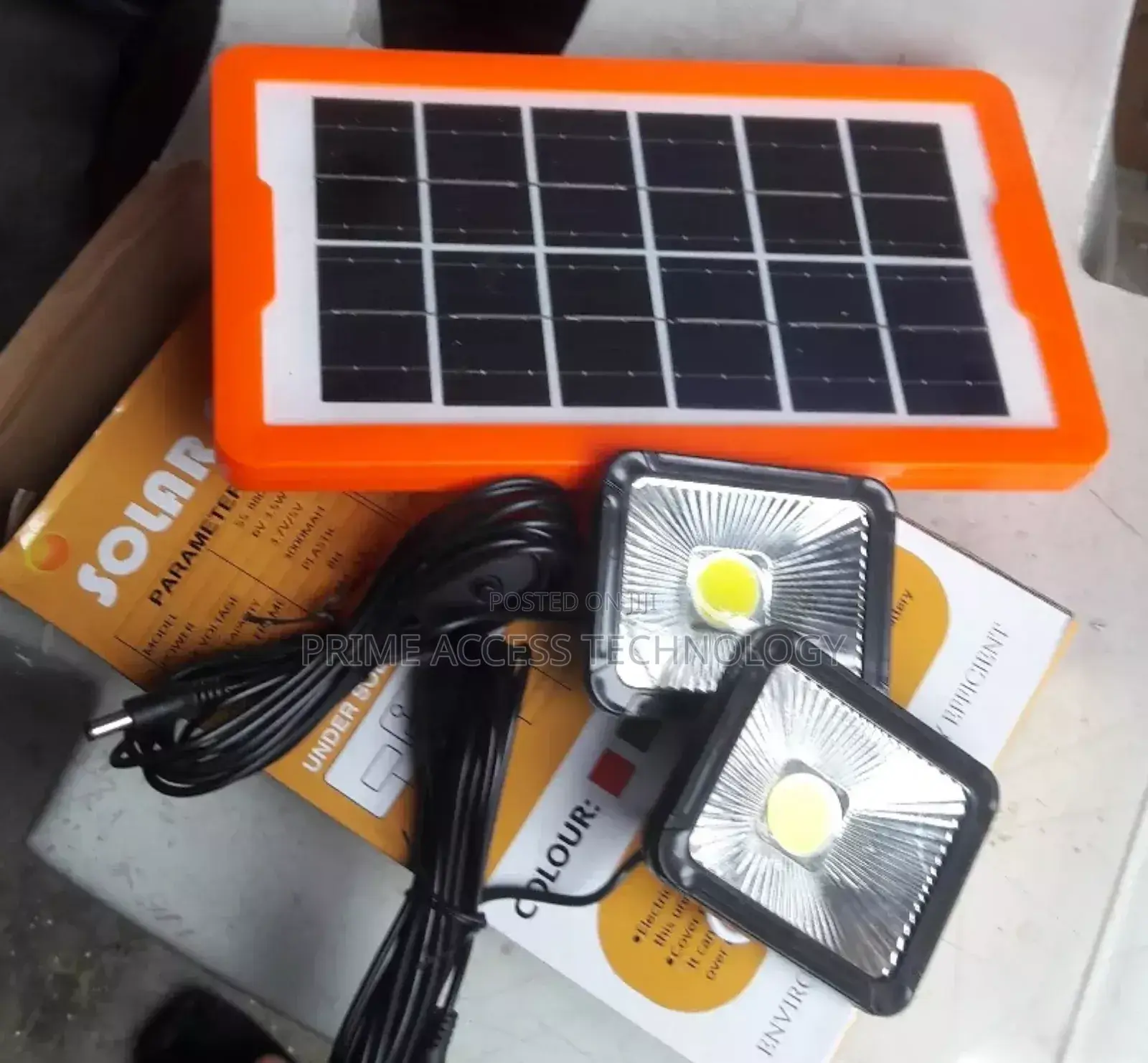 High Quality Solar Phone Charger With 2 Bulbs