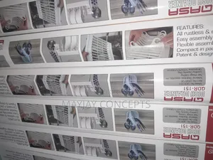 Qasa New Rustless 2-Tier Plastic Dish Drainer and Plate Rack