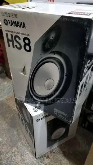 Hs8 Yamaha Powered Studio Monitor Speaker Black