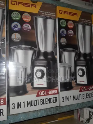 Photo - Qasa Stainless 3-in-1 Multi Blender QBL-8088-600w