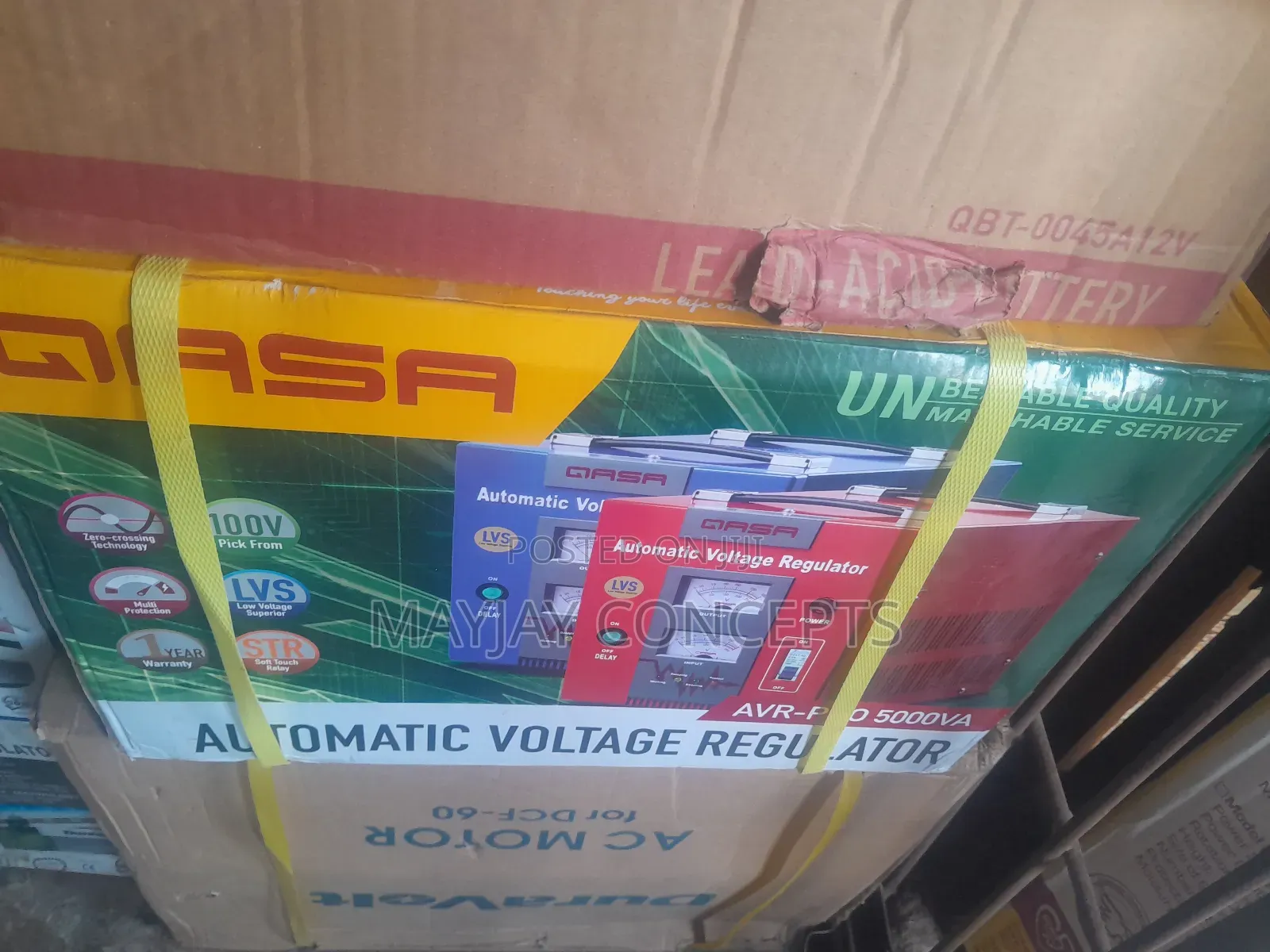 Qasa 5000w Automatic Voltage Stabilizer | Avr-Pro 5000va
