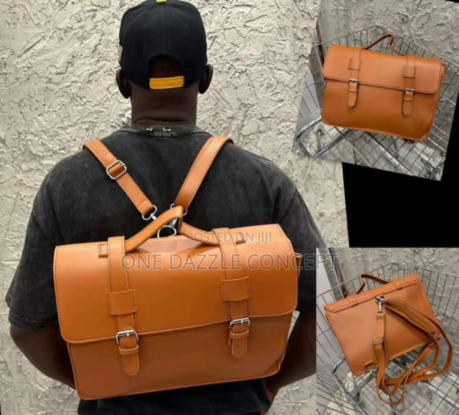 Men Buckle Backpack