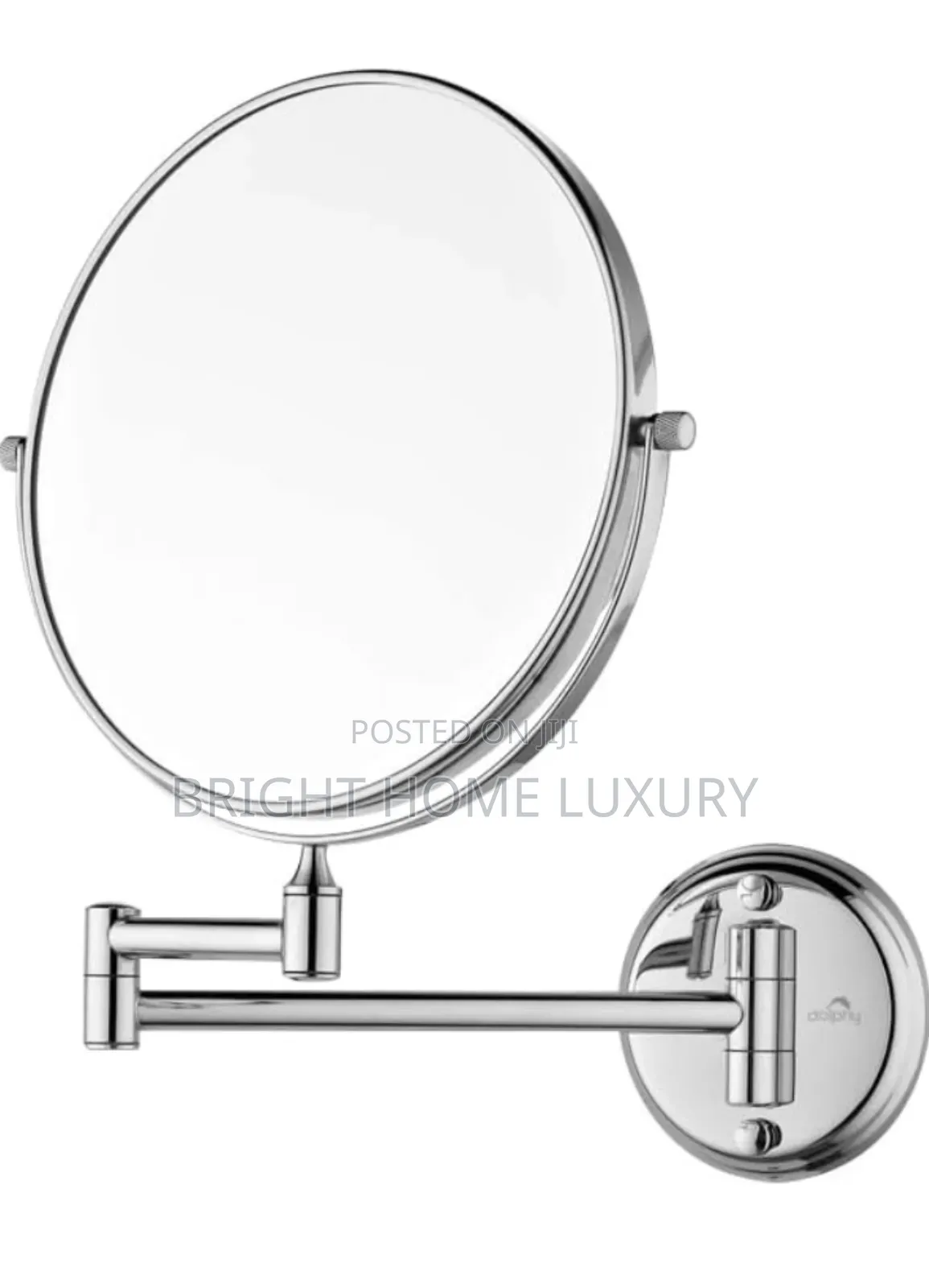 Sliver Bathroom 5X Magnifying Shaving Makeup Mirror -