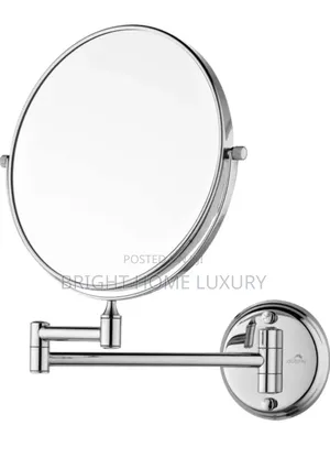 Sliver Bathroom 5X Magnifying Shaving Makeup Mirror -
