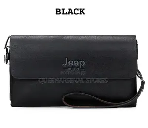 Luxury Leather Men's Clutch Bag
