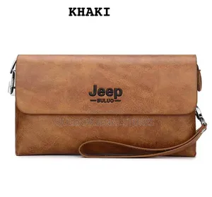 Luxury Leather Men's Clutch Bag