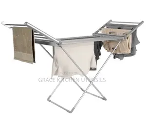Winged Heated Clothes Airer Laundry Basket Set