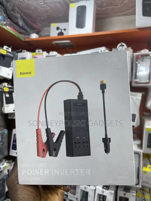 Baseus Car Power Inverter 300W DC 12V 24V to AC 220V in Ikeja