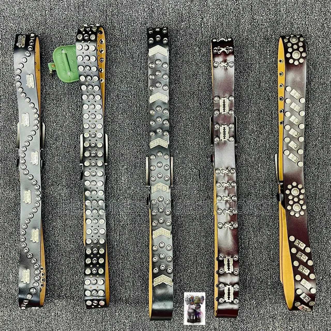 Luxury Studded Leather Belt