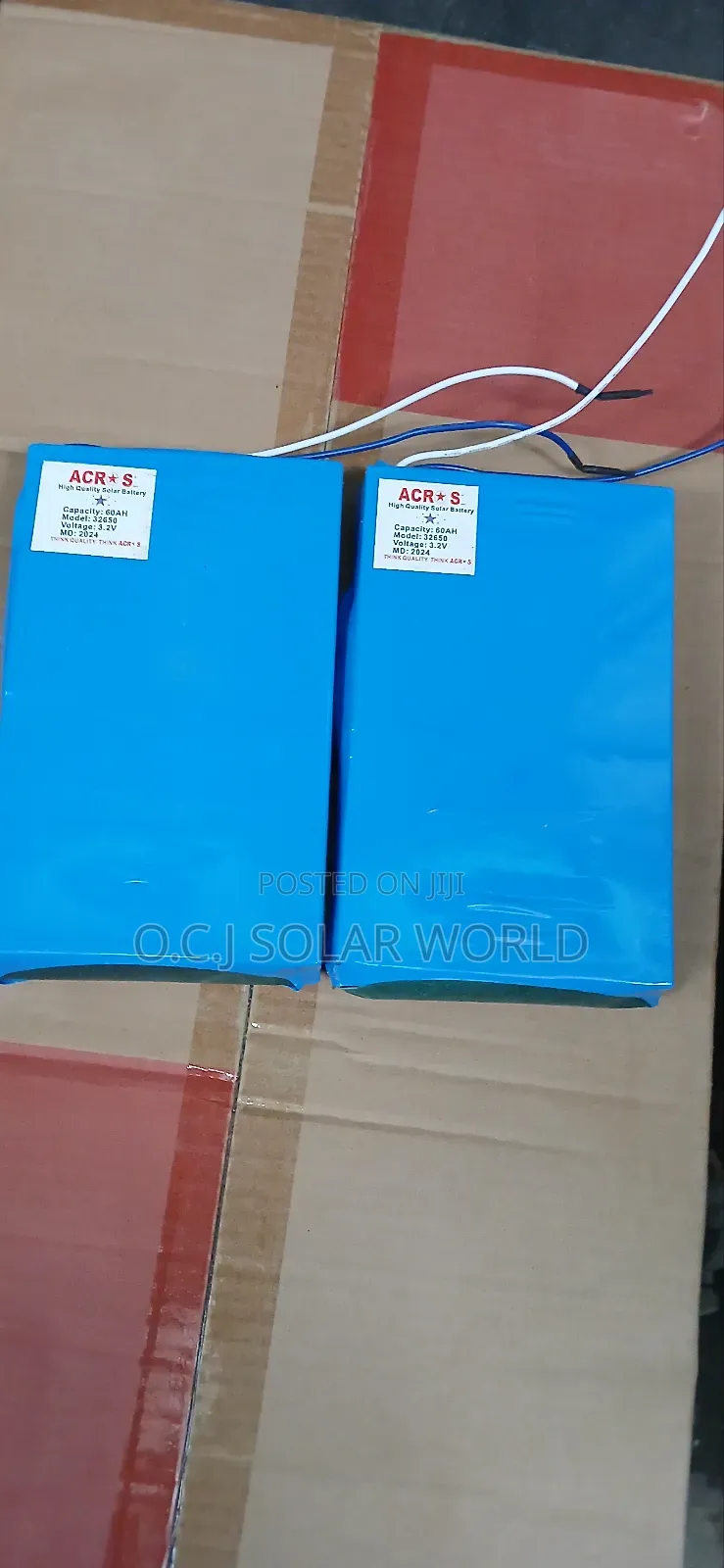 All in One Solar Street Light Battery 60ah 3.2volts