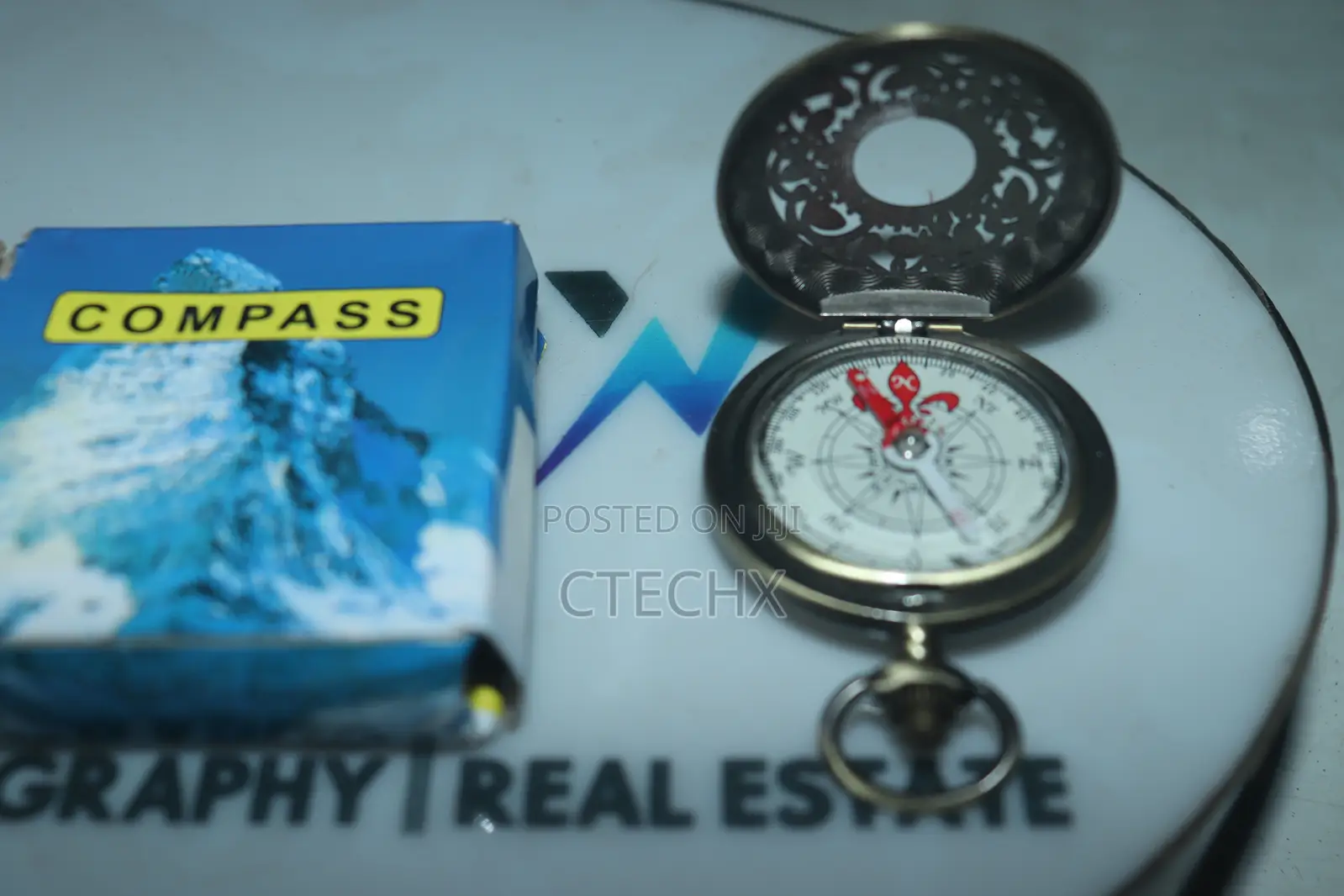 Vintage Ancient Magnetic Compass