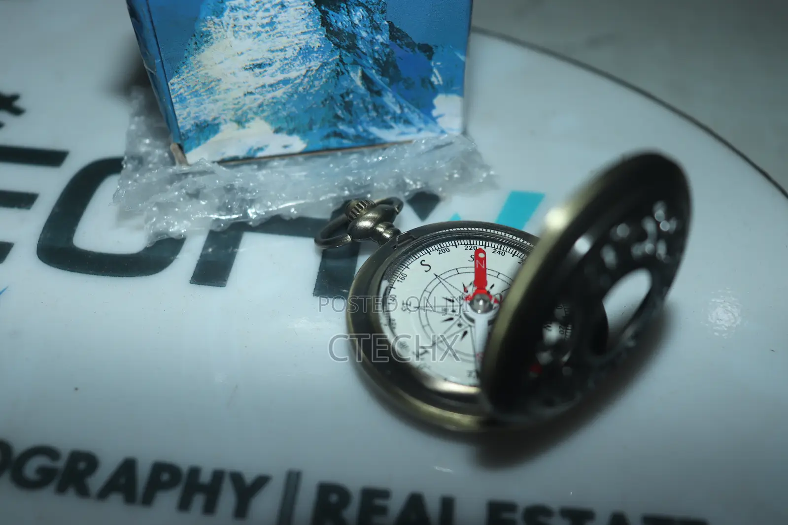 Vintage Ancient Magnetic Compass