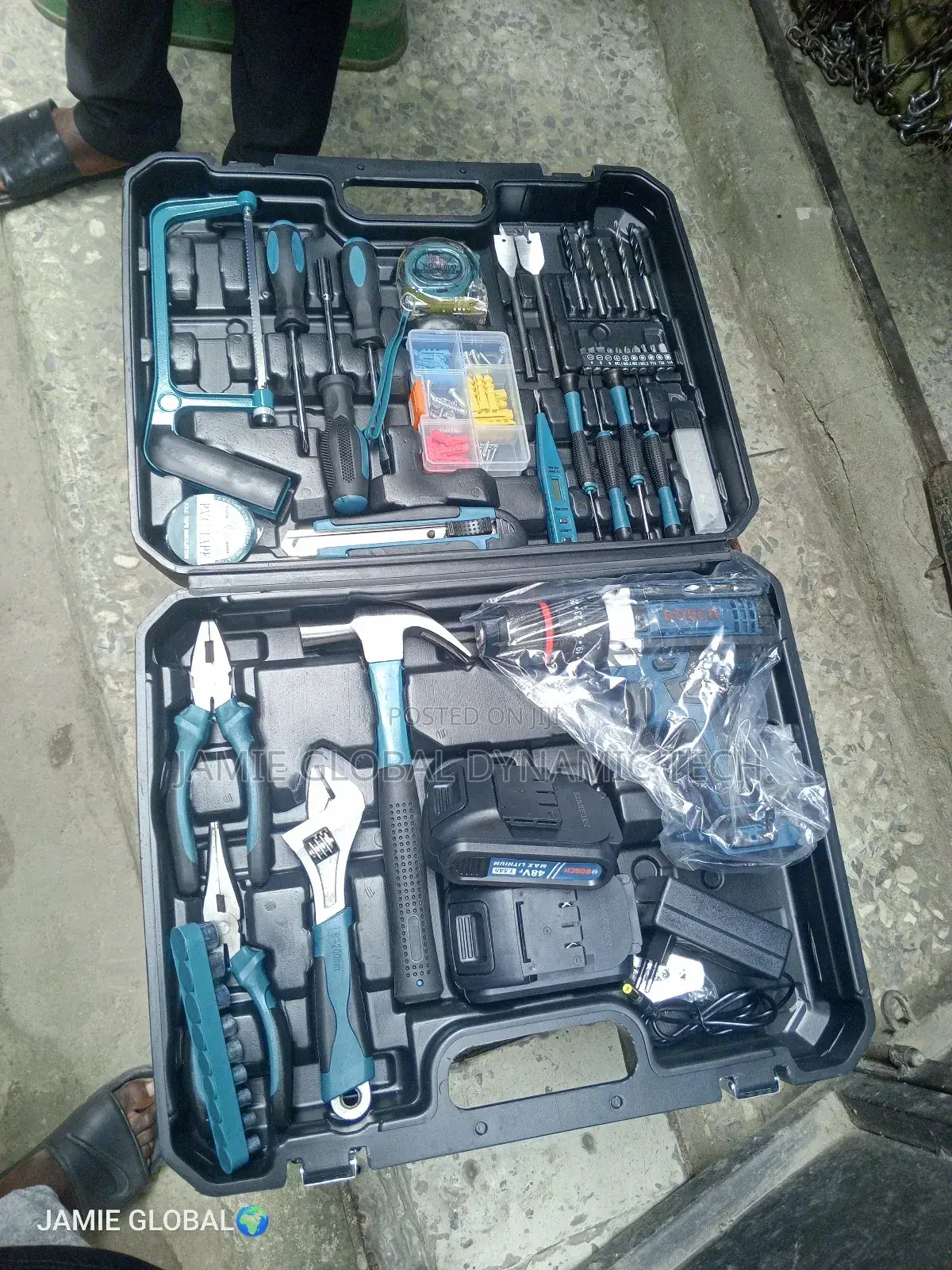 Bosch Toolsbox With Battery Drill