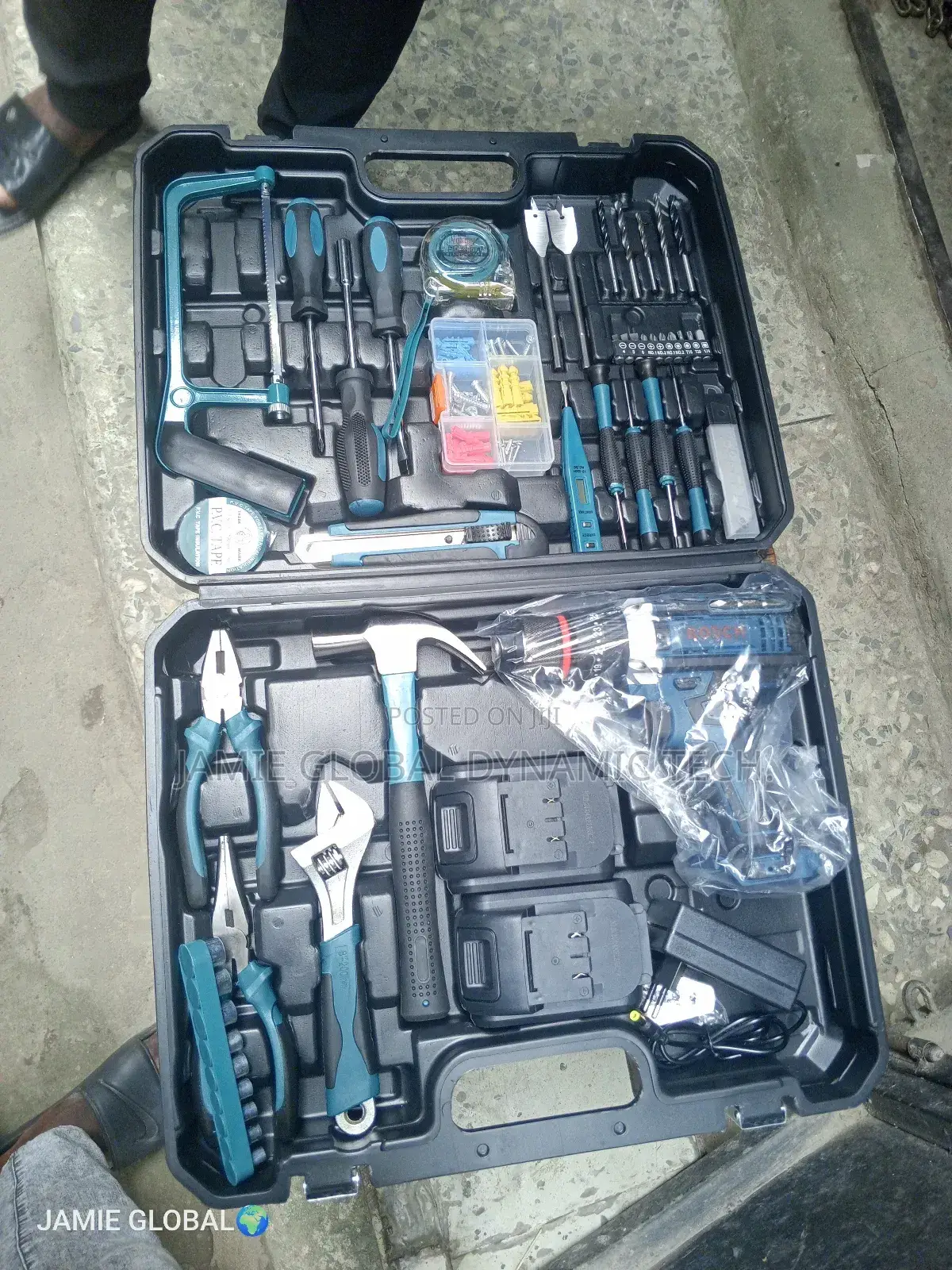 Bosch Toolsbox With Battery Drill