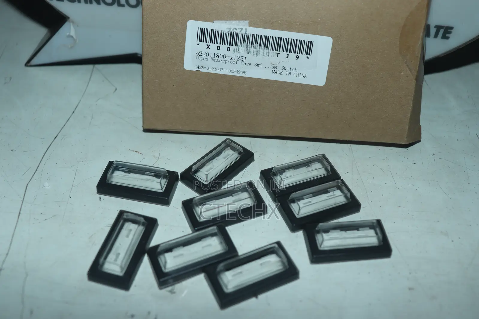 10pcs Waterproof Case Rocker Switch Covers Caps Protector