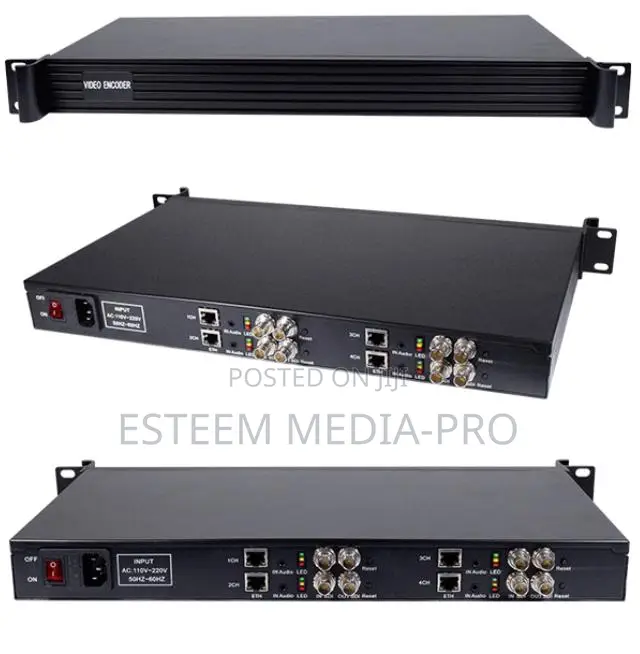 4 Channels SDI Encoder Independent Network Management Live S