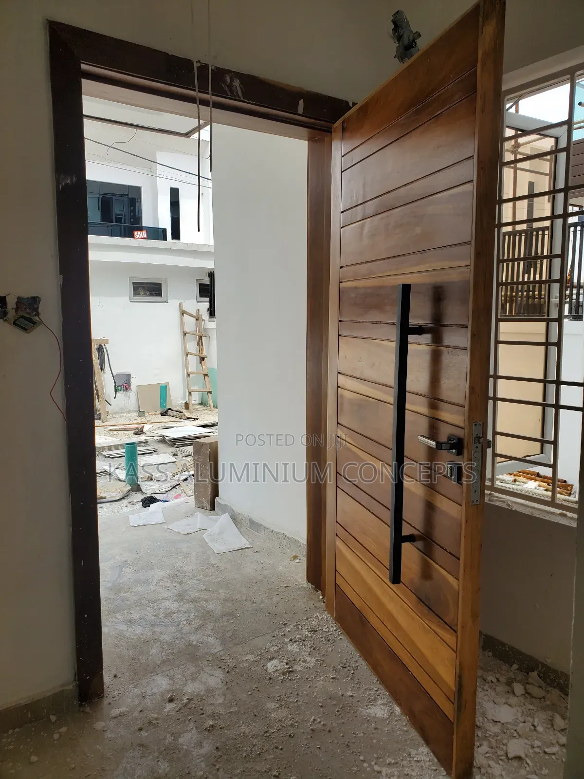 Mahogany Wooden Door