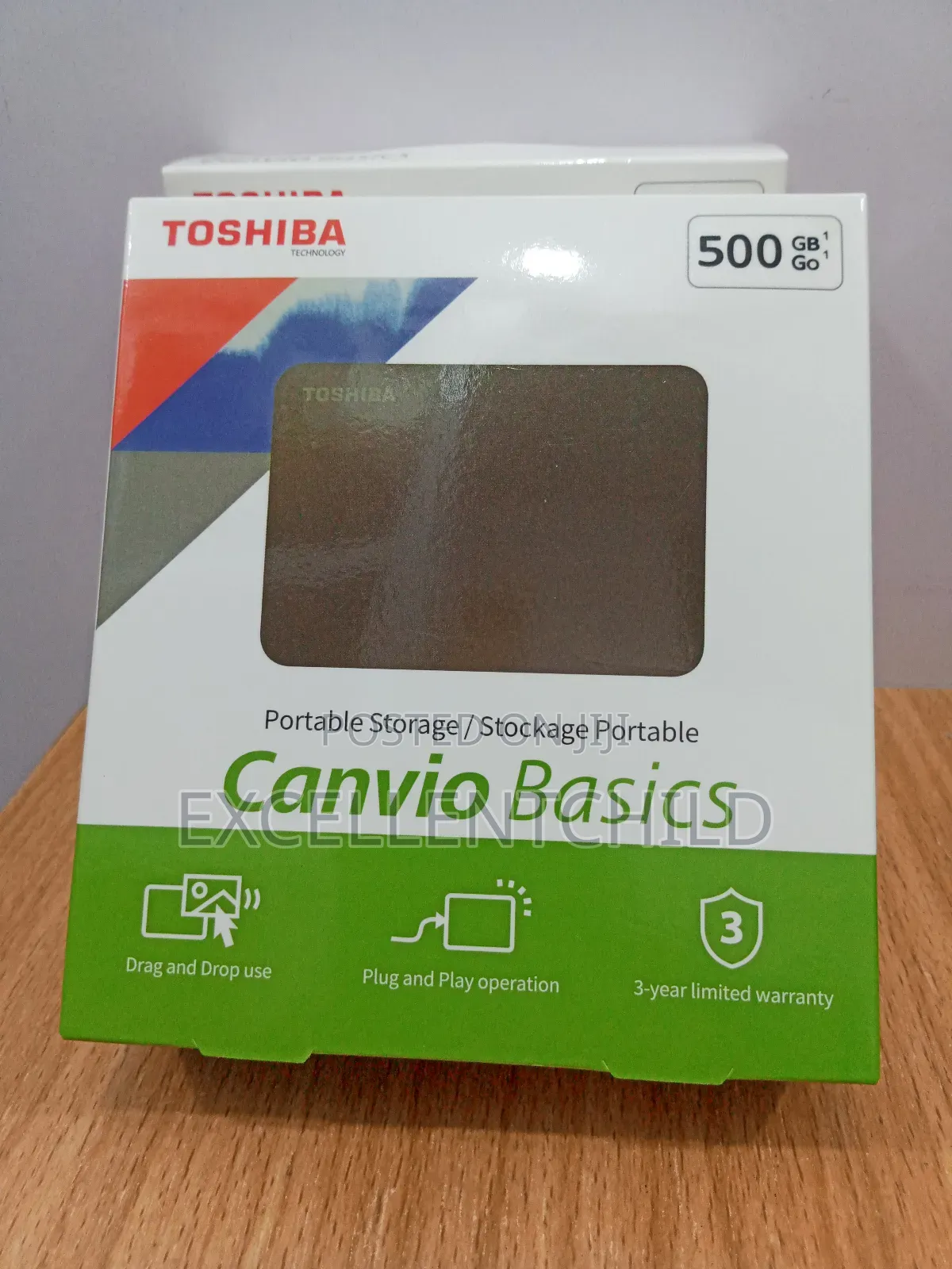 500gb Toshiba Canvio Basics