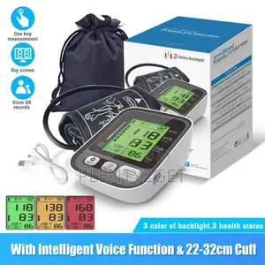 Digital Voice Arm Automatic Blood Pressure Monitor Usb+Bag