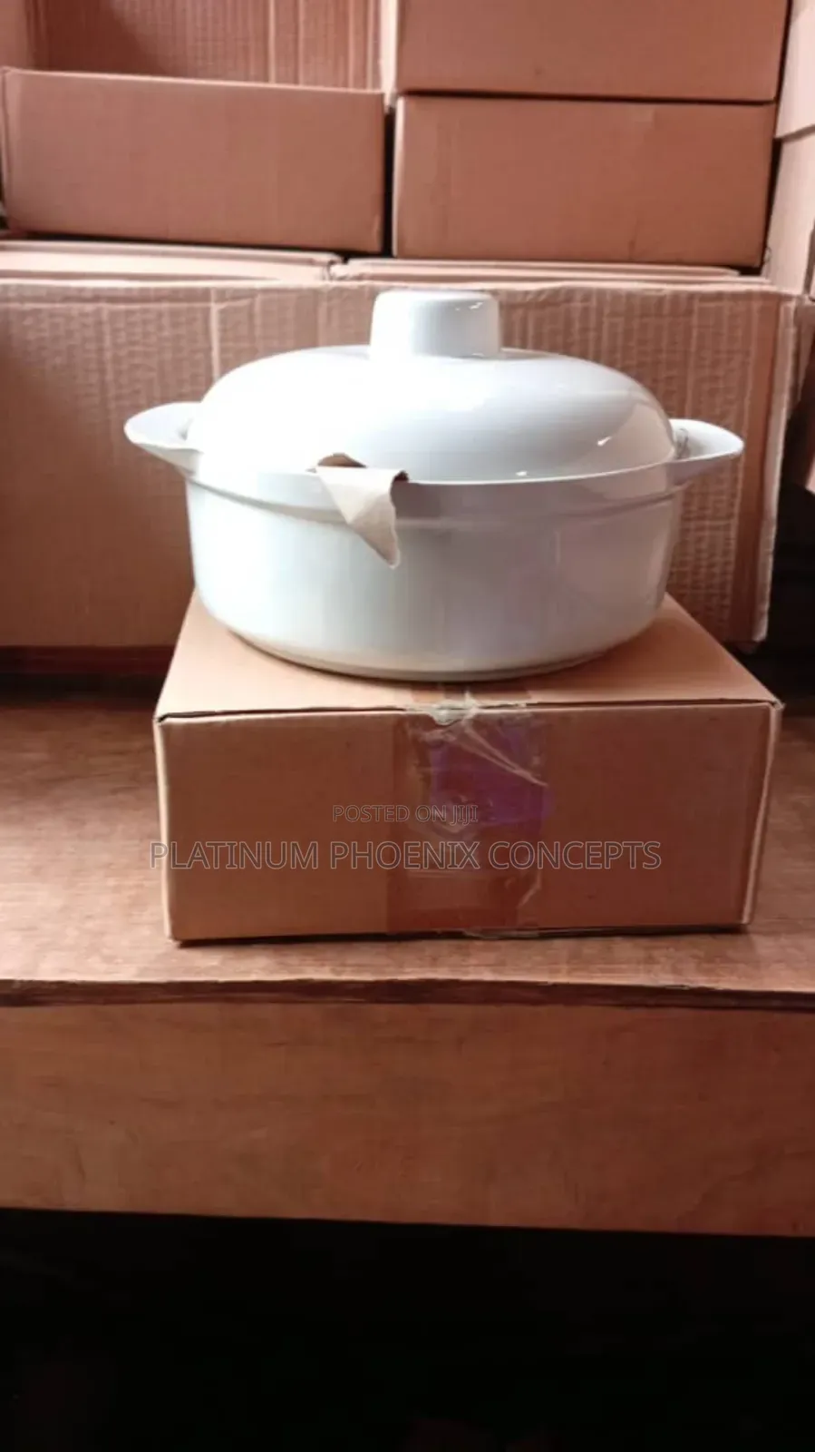 White Cover Bowl