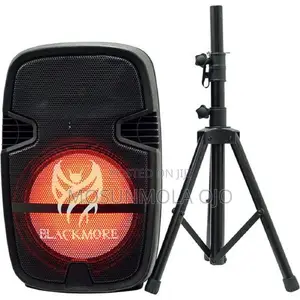 15 Inches Bluetooth Party Trolley Speaker With Tripod