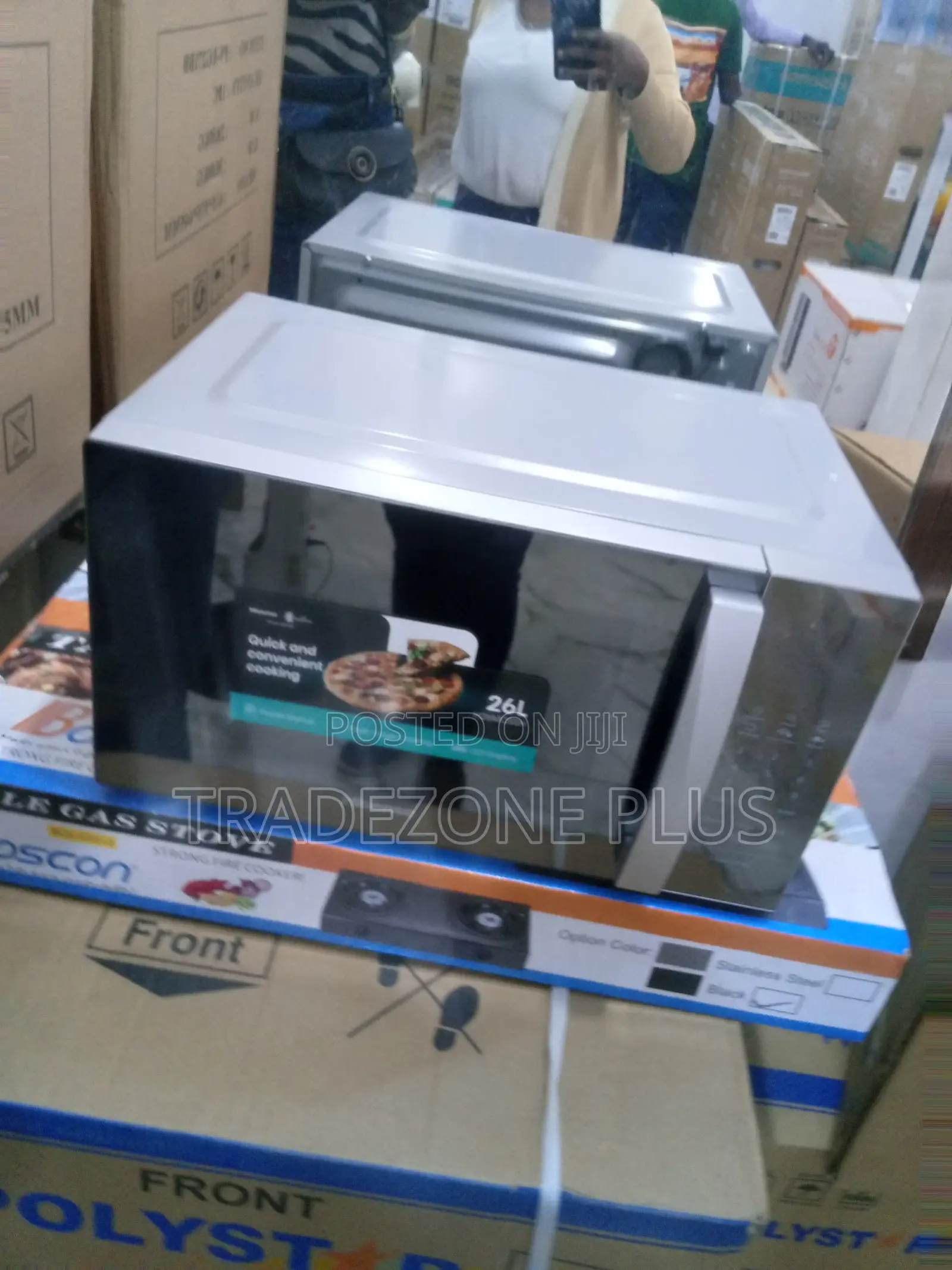 EFFECTIVE Hisense 26L Electric Microwave Gray