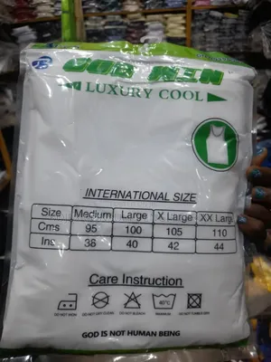 GOD WIN 3pc Luxury Singlet Available as Seen