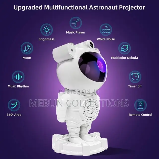 Galaxy Astronaut Projector With Remote Control