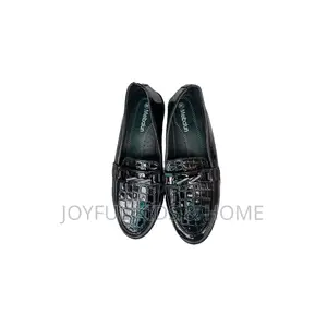 Multi Purpose Patent Leather Girls Covered Shoe -Black