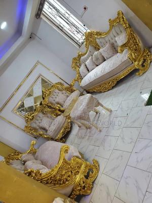 Quality Turkish Royal Fabric Sofa Chair Set
