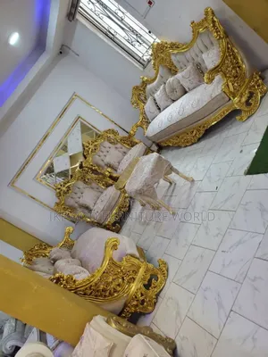 Quality Turkish Royal Fabric Sofa Chair Set
