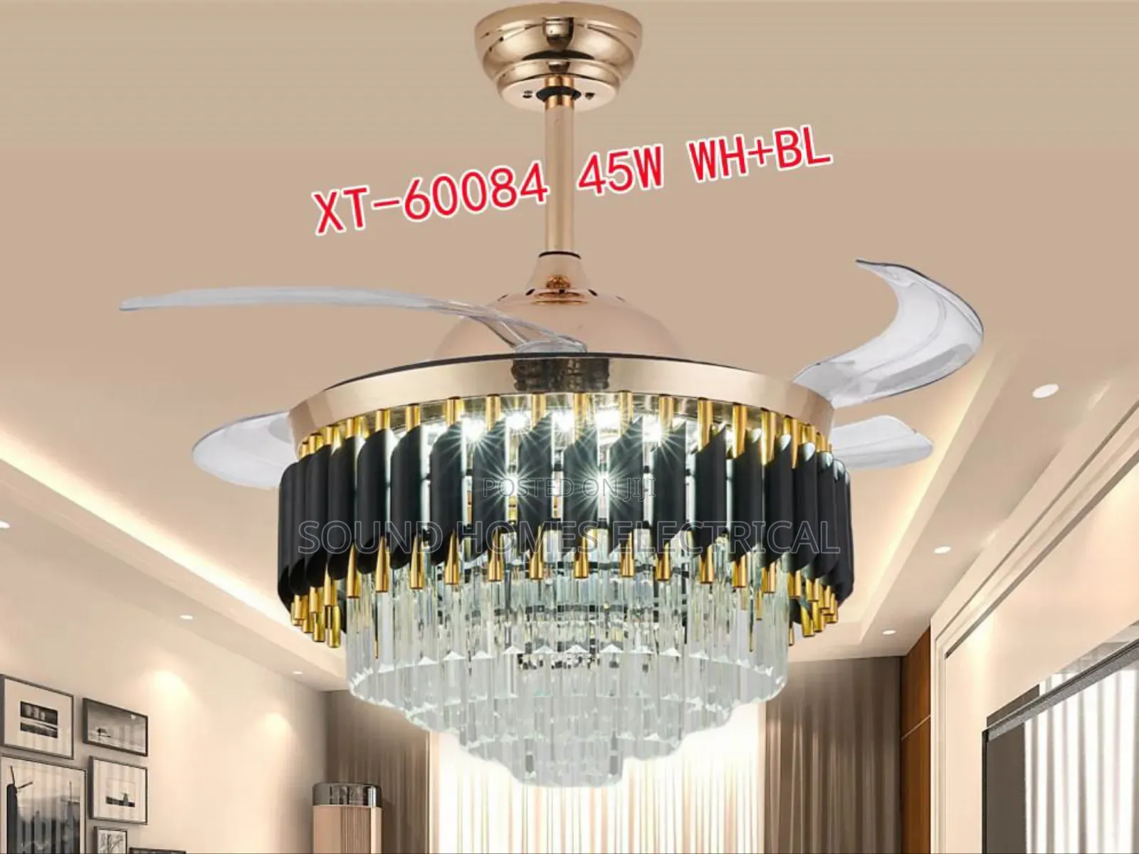 Led Fan Chandelier