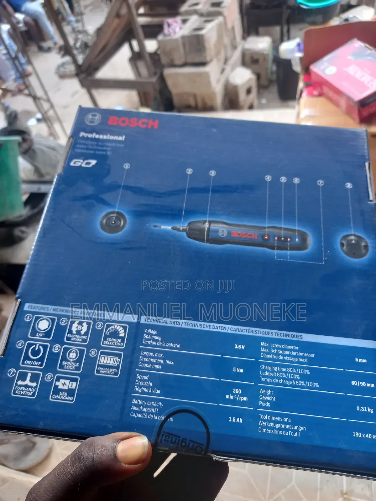 Botch Go Screwdriver Cordless