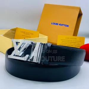 Original Louis Vuitton Leather Belts Available in Store