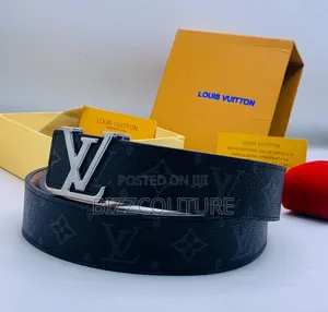 Original Louis Vuitton Leather Belts Available in Store