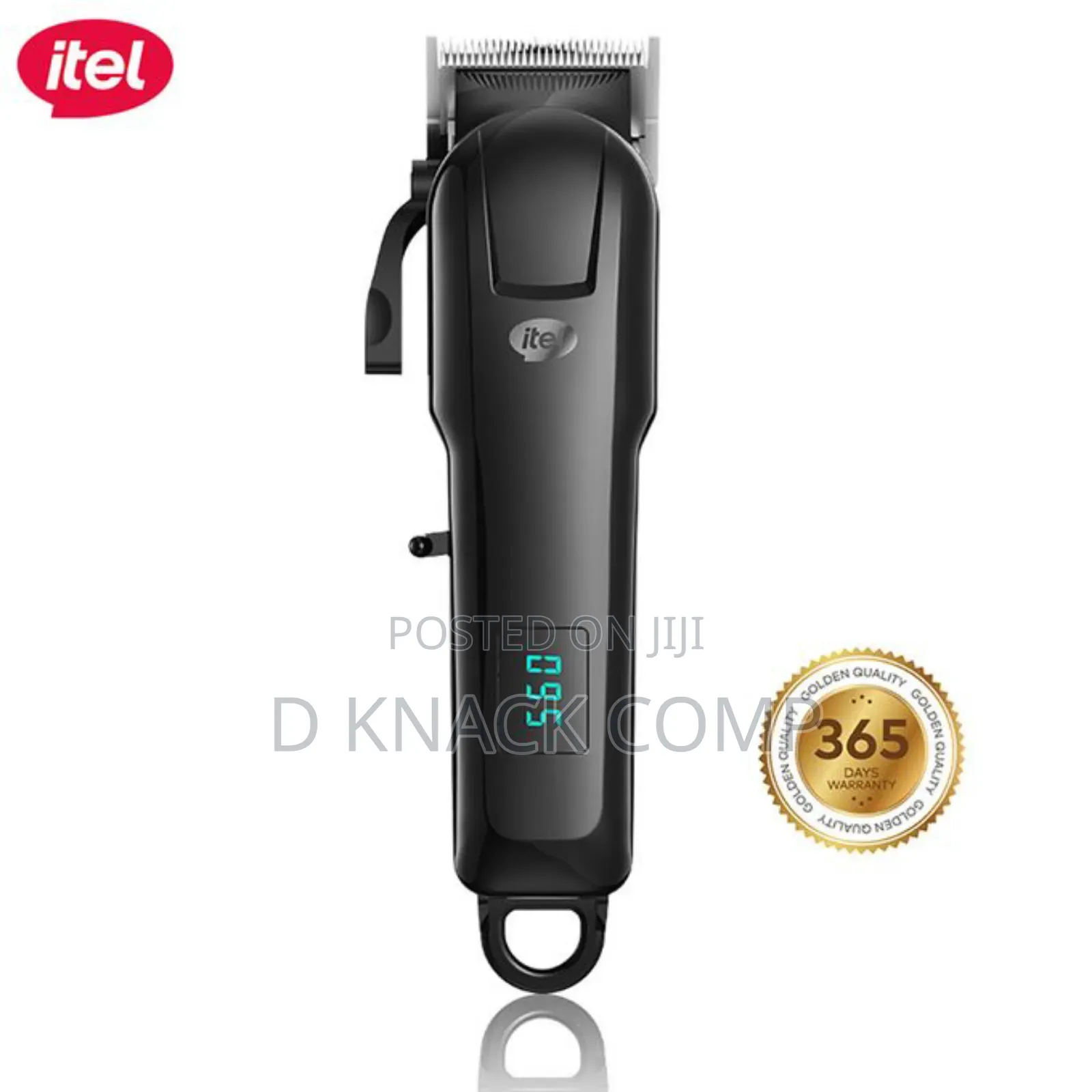 Itel Rechargeable Hair Clipper Durable Led Display Battery
