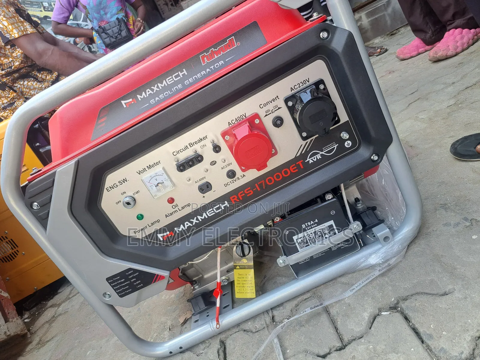 15kva Maxmech Three Phase Petrol Generator 100% Copper Coil
