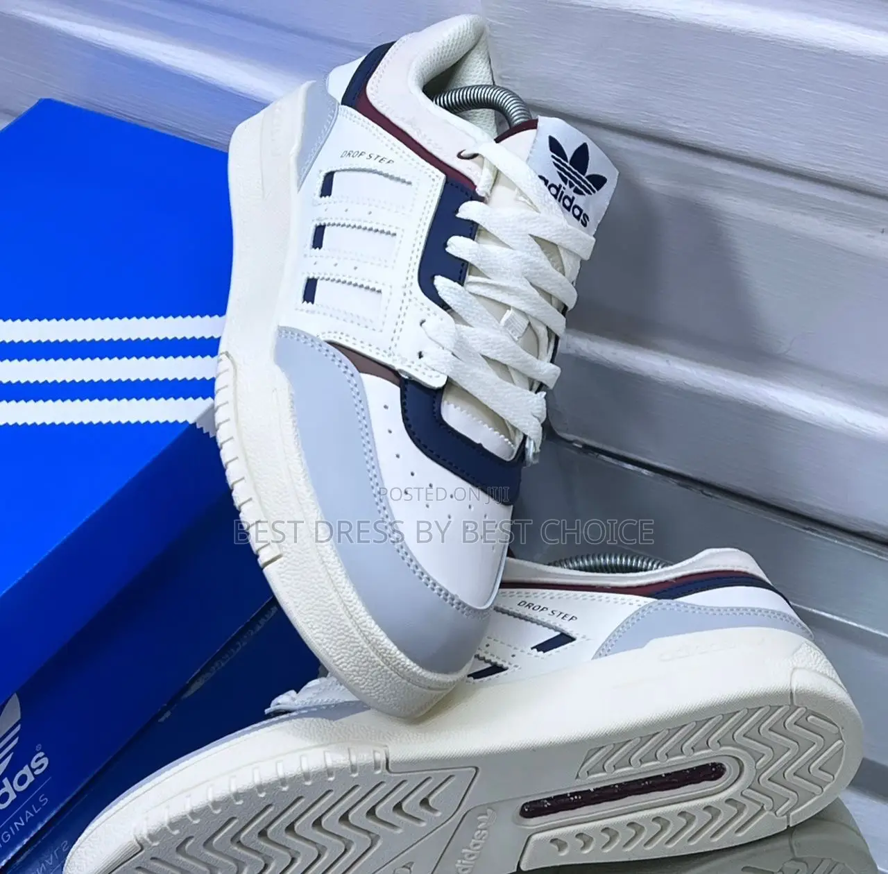 Adidas Dropstep White Tech Emerald 