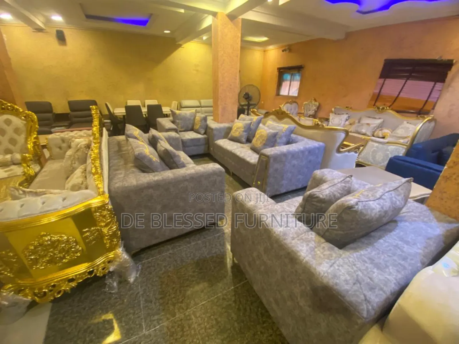 Exotic Fabric Sofa