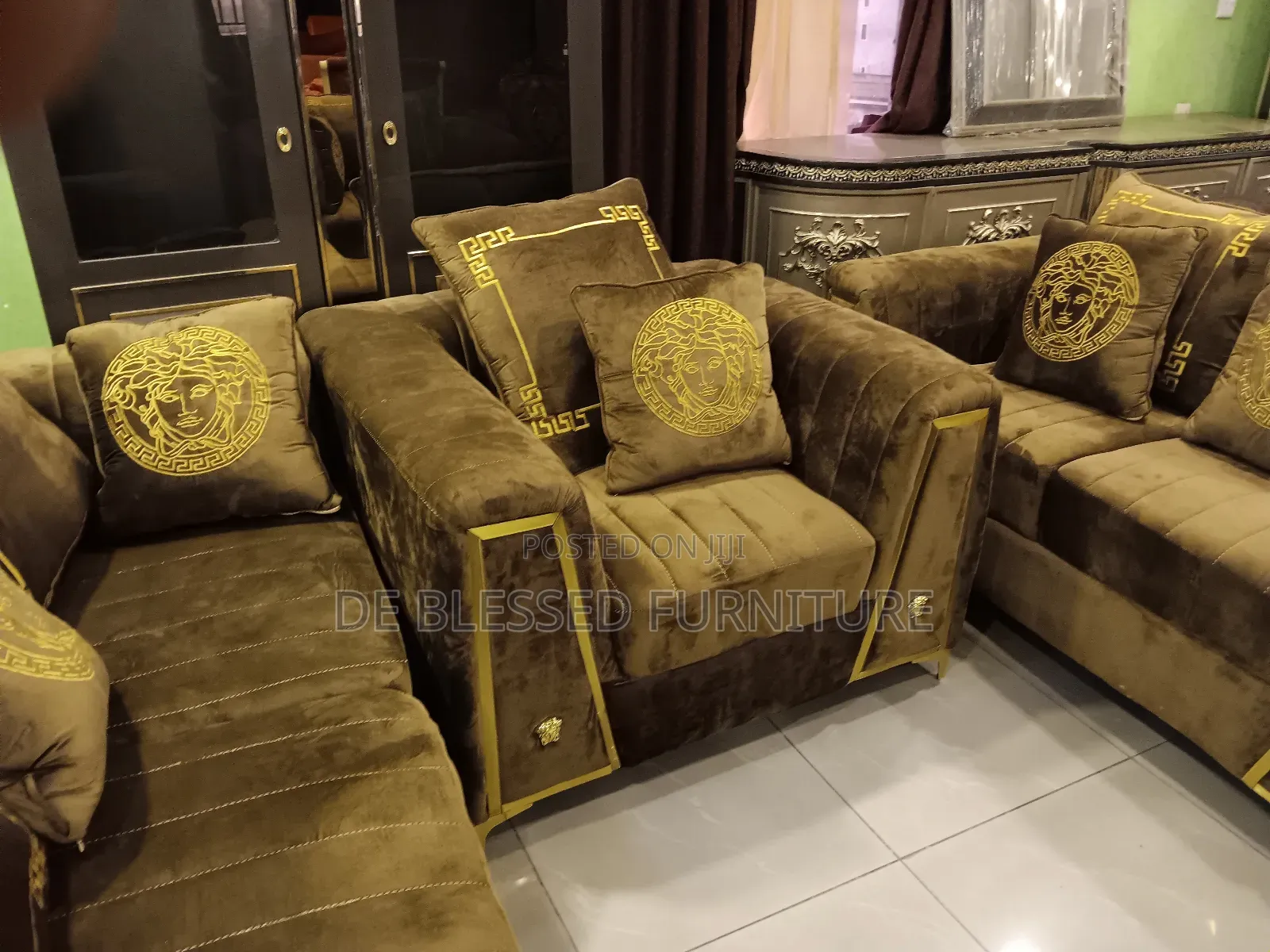 Exotic Fabric Sofa