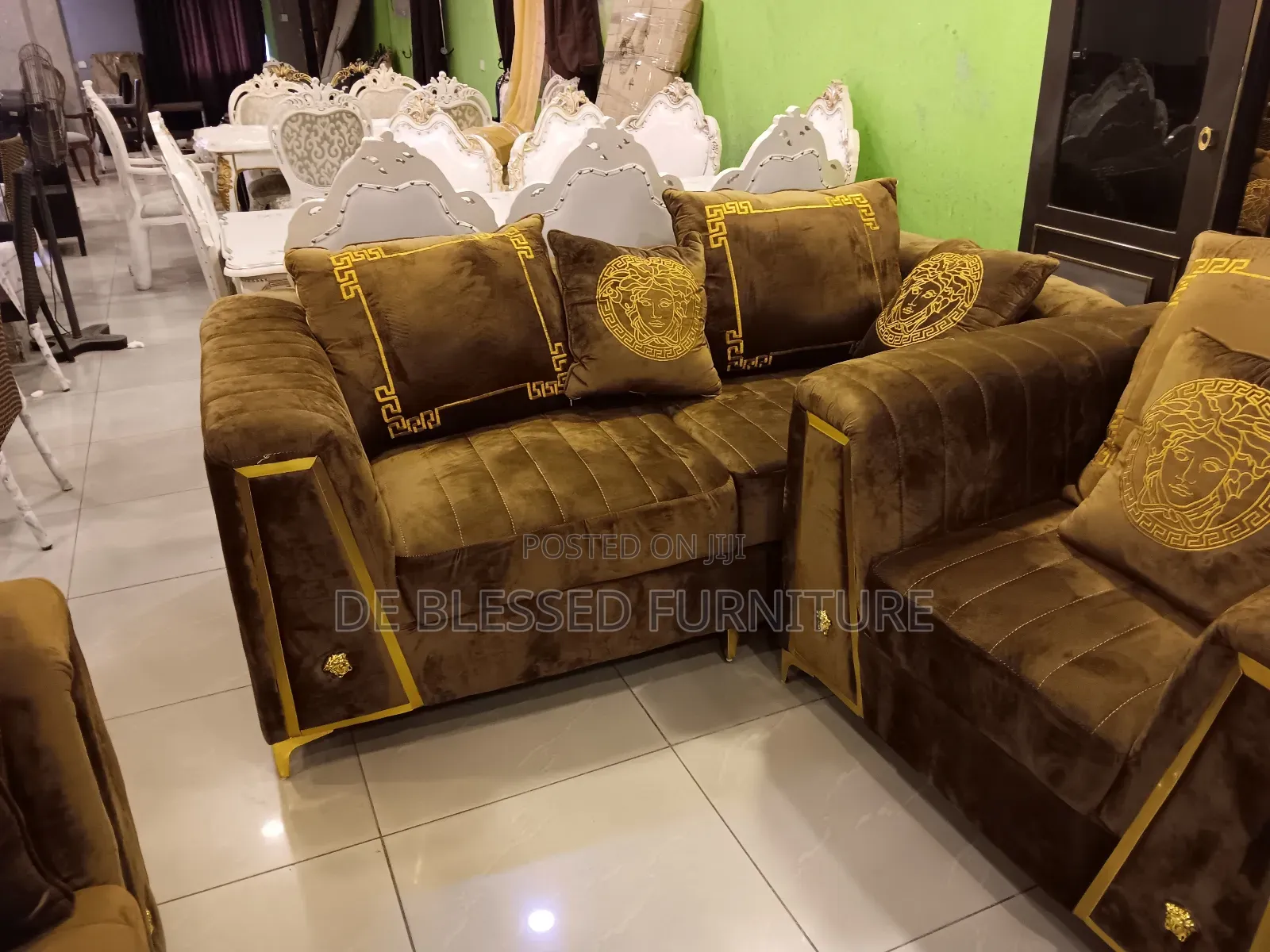 Exotic Fabric Sofa