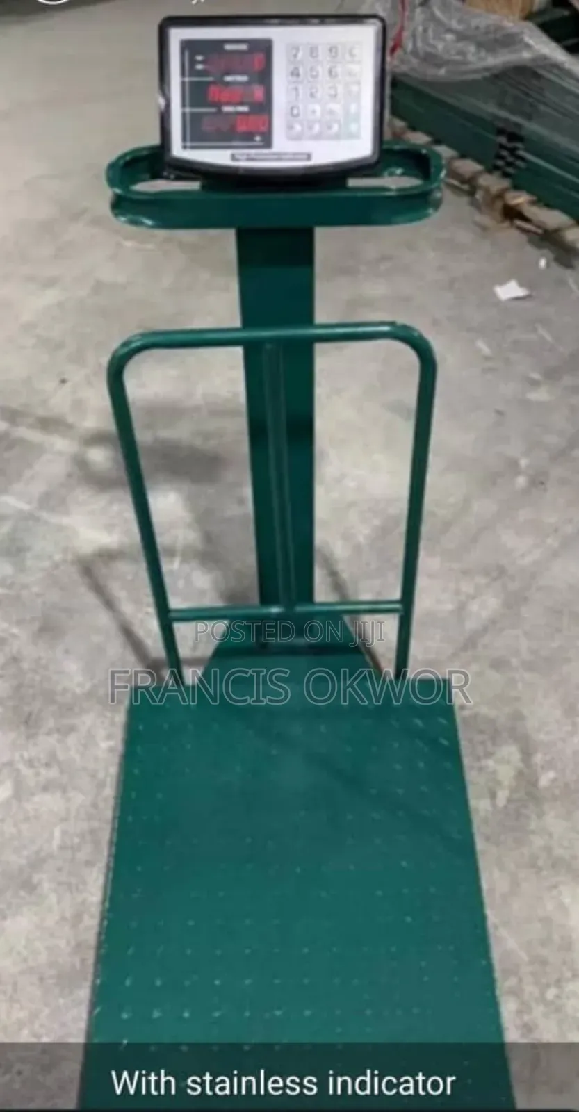 500kg Digital Scale With Stainless Indicator.