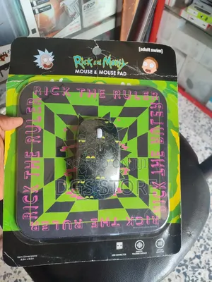 Rick and Morty Bluetooth Mouse and Mouse Pad